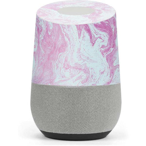 Blue and Purple Marble Google Home Skin